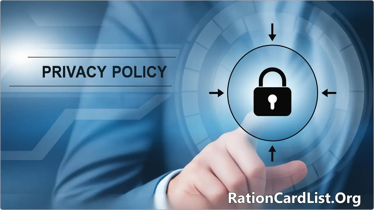 Privacy Policy for RationCardList.Org